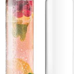 treo Clarion Borosilicate Glass Water Bottle, Set of 2, 1000 ml Each, Transparent 1000 ml Bottle image 2