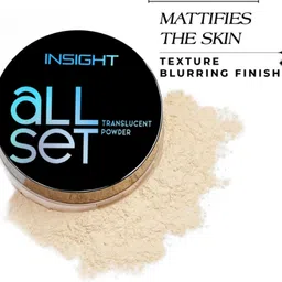 insightcosmetic All Set Translucent Powder|Oil Control |Natural Finish Compact image 2