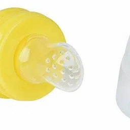 the cheeky kidzz Baby 2 Pieces Soft Silicone Fresh Fruit Vegetable Rattle Music Teething BPA Free Soother image 5