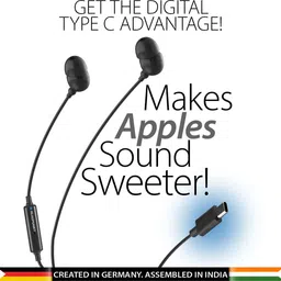 blaupunkt in-Ear Type C earphone with Mic and Deep Bass,HD Sound with Isolation Wired Headset image 4