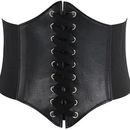palay Women Evening, Party Black Artificial Leather Belt-picture-19