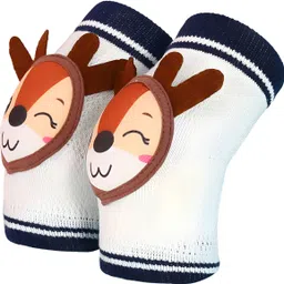 Baby Knee Pads For Crawling, Baby Knee Protector, Knee cap for kids - Deer Blue Blue Baby Knee Pads-image-34
