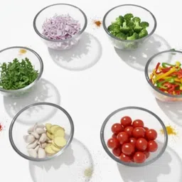 velintra Glass Dessert Bowl Crystal Clear Glass Serving Bowl Set of 6 image 4