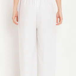 krishnaclothing Women Regular Fit Black Viscose Rayon Trousers image 2