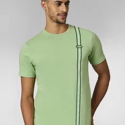 LOUIS STITCH Men Super Combed Cotton Striped Round Neck T-shirt-picture-29