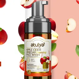 Atulya Apple Cider Vinegar Foaming Face Wash To Protect Skin Damage - 100ml-image-10
