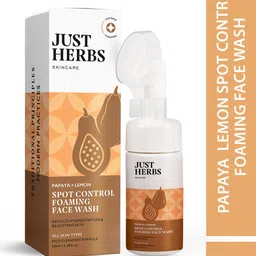Just Herbs Papaya & Lemon Spot Control Foaming Face Wash  100ml-picture-19