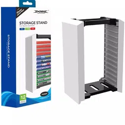 gamenophobia Game Storage Stand Host disc double layer storage box for PS5 /PS4/PS3?XBOX ONES Xbox Series S & X/Xbox N-Switch. Store 12 Cd Discs Gaming Accessory Kit-picture-15