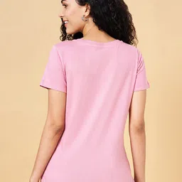 Honey by Pantaloons Typography Printed Regular Fit Cotton T-shirt image 4