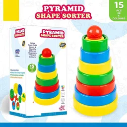 zokato Pyramid Shape Stacker Multicolour-picture-13
