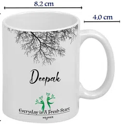wagwanfly Deepak Printed Gift For Brother Sister Girlfriend Boyfriend Husband Wife On Special Birthday MF-177 Ceramic Coffee Mug image 2