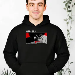 zen1fashion Men Full Sleeve Graphic Print Hooded Sweatshirt image 2