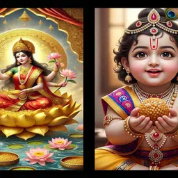 shyam photo framing Religious Photo Frame, coated Lamination Religious Frame image 1