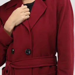 chkokko Tweed Solid Coat For Women image 4