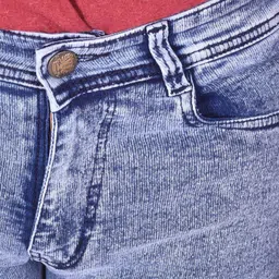 rasso Men Slim Mid Rise Light Blue Jeans image 4