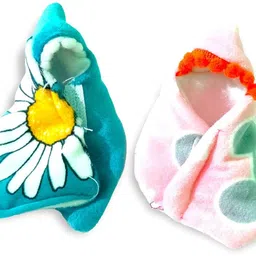 firmus Fur Laddu Gopal Ponchu Set of 2 Woolen Hoodie for Thakur JI (Size-5) Dress-picture-19