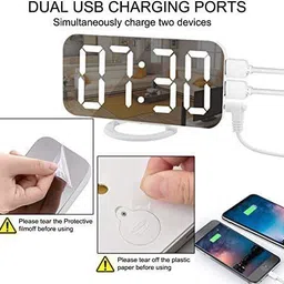 kh store Digital White Clock image 5