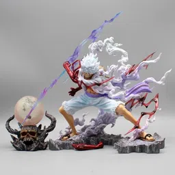 otaku originals Luffy Thunder with LED Action Figure - Limited Edition One Piece Figure 28cm image 5