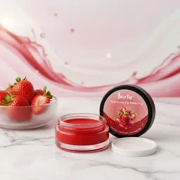fairlis Strawberry Lip Balm | For Smooth Lips | Natural Lip Therapy Strawberry-picture-35