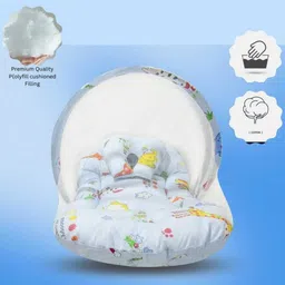 jaiswal enterpprises Baby Bedding Set with Mosquito Net Super Soft Cotton Material Smooth Cotton Washable Infants Mosquito Net image 3