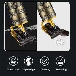 KUBRA PRO Rechargeable Cordless Trimmer with Turbo Speed Trimmer 45 min Runtime 4 Length Settings image 2