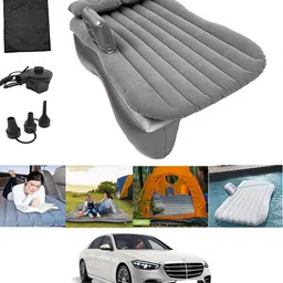abjd Silver Inflatable Car Travel Bed/Two Pillows/Pump For S Class Mercedes Benz 2019 Multifunctional Car Inflatable Bed Mattress For(Car Travel,Camping,Swimming) Car Inflatable Bed-picture-13