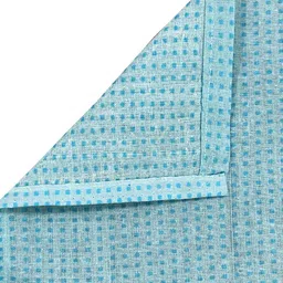 SWAYAM Blue Geometric 120 TC 100% Cotton Double Bedsheet Set image 3