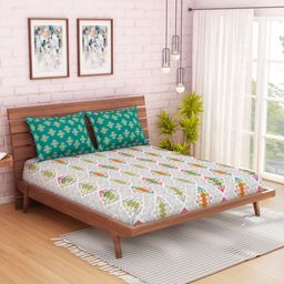 SPACES Unisex Green Bedsheets-picture-22