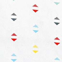 SEJ by Nisha Gupta Grey & Blue Geometric 180 TC King Bedsheet with 2 Pillow Covers image 4