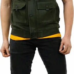 dabbygoose Men Solid Fleece Jacket image 3