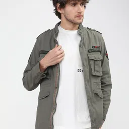 highlander Men Printed Casual Jacket image 1