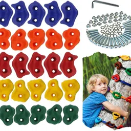 Multisize Rock Climbing Holds Play Set for Kids, Adult Climbing Hold-image-13