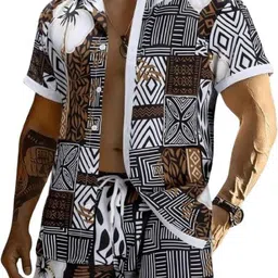 shivforyou Men Night Suit Set Multicolor Printed image 3