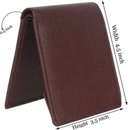 superfashion Men Brown Artificial Leather Wallet image 2