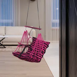 windson craft Baby Swing 1 to 6 Year Folding & Washable With Safety Belt baby chair Swings image 2