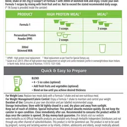 herbalife FORMULA1 SHAKE VANILA ,PROTEIN 200GM LEMON AFRESH AND SHAKEMATE POWDER COMBO | VANILA, LEMON Powder image 2