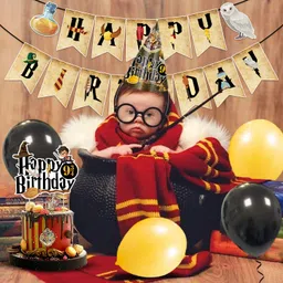 zyozi Harry Pottar Birthday Decorations, Harry Pottar Birthday Party Supplies for Kids image 3