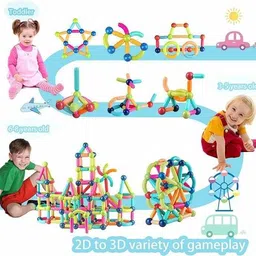 camin Magnetic Sticks Building Blocks for Kids Brain Toys Activity toy (36 pcs) image 4