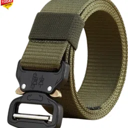 artisanwear Men & Women Casual Green Nylon Belt-picture-17