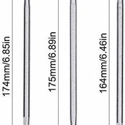 wroughton 5 Metal Precision Screwdriver Set for Mobile Repairing With 4 Mobile Opener, 1 Fiber Plastic Stick Spudger, 3 Metal Openers and Set of 2 ESD Non-Magnetic Tweezers- Straight & Curved Precision Screwdriver Set image 3