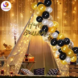 zambooree Happy Birthday Decoration Items 40 Pcs Decoration | Cabana Tent Decoration-picture-18