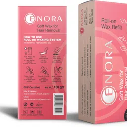 enora Hair Removal Wax Refill for Roll-On Waxing Kit |GREEN APPLE| Wax image 5