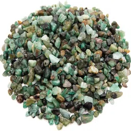 treemaison coronating homes Emerald Crystal Chips (500gm) Natural Gemstone for Home Decor Regular Asymmetrical Crystal Pebbles-picture-24