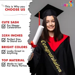 wobbox Happy Retirement Sash, Congratulation Sash, Retirement Party Decorations image 3