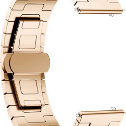 ACM WSM37Y22RSG3339 Watch Strap Metal Steel 22mm for Maxima Max Pro Power Smartwatch Rose Gold M37 Smart Watch Strap image 3