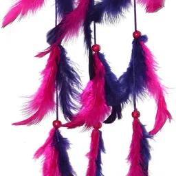 elegant lifestyle Dream Catcher For Wall Art, Home Decor, Living Room, Gifts, Decoration, Prosper| Feather, Crystal, Wool, Nylon Dream Catcher image 3