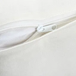 SHADES of LIFE Cream-Coloured & Yellow Set of 2 Embroidered Square Cotton Cushion Covers image 4