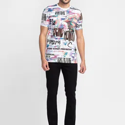 Being Human Typography Printed Round Neck T-shirt image 5