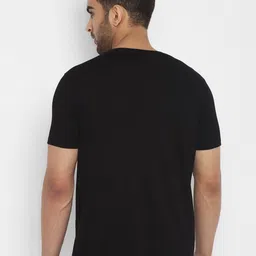 appulse Men Navy Blue & Black Set of 2 Typography Printed Cotton Running T-shirt image 5