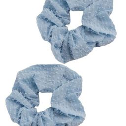 Lulala Set Of 2 Embellished Fabric Ponytail Holders-picture-26